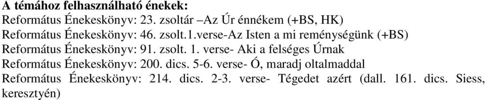 verse-az Isten a mi reménységünk (+BS) Református Énekeskönyv: 91. zsolt. 1.