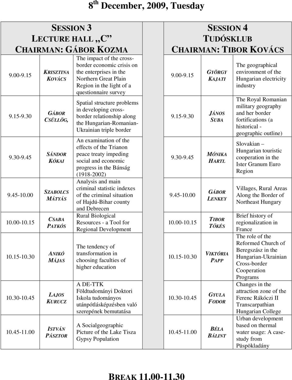 Plain Region in the light of a questionnaire survey Spatial structure problems in developing crossborder relationship along the Hungarian-Romanian- Ukrainian triple border An examination of the