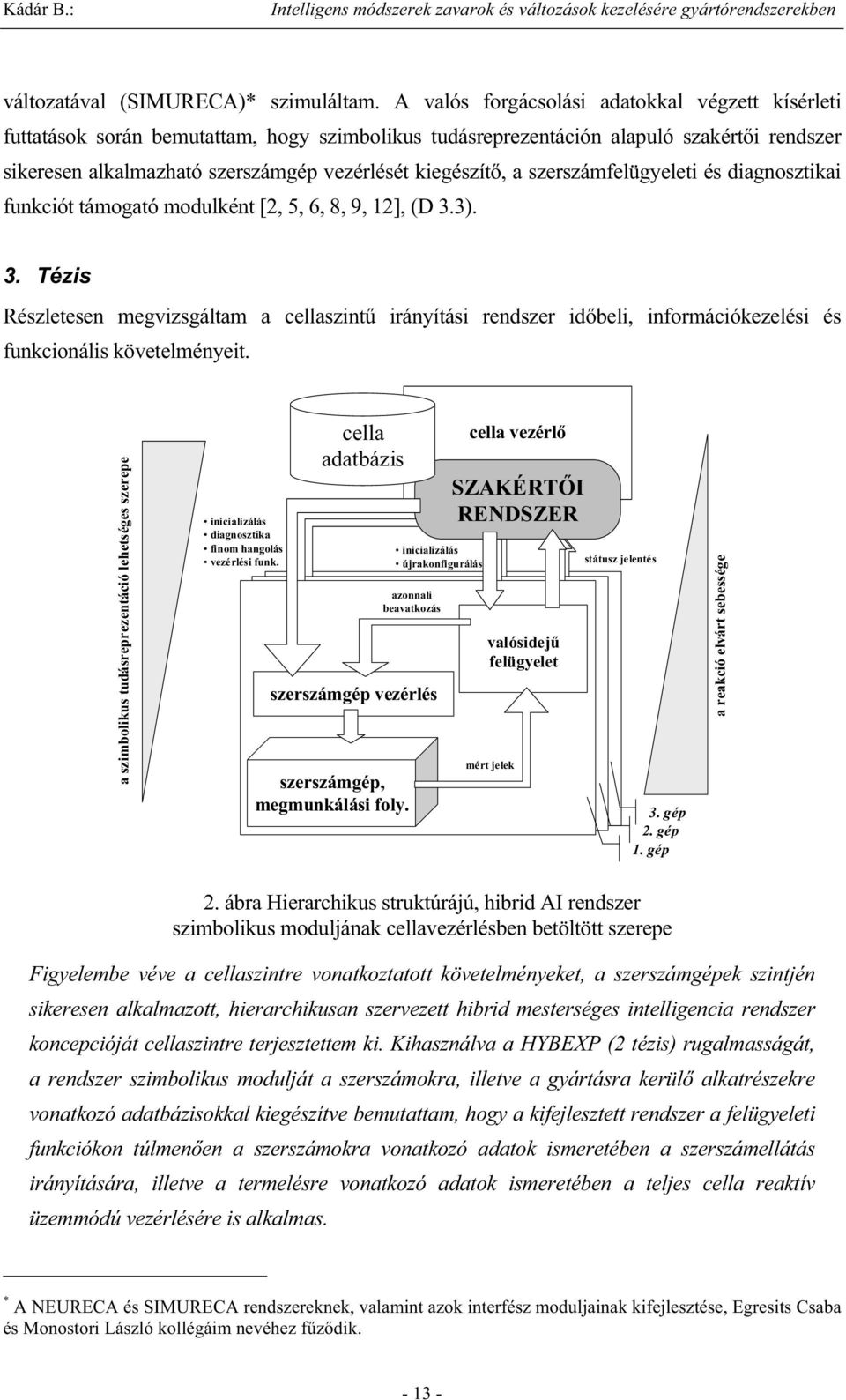 a szerszámfelügyeleti és diagnosztikai funkciót támogató modulként [2, 5, 6, 8, 9, 12], (D 3.