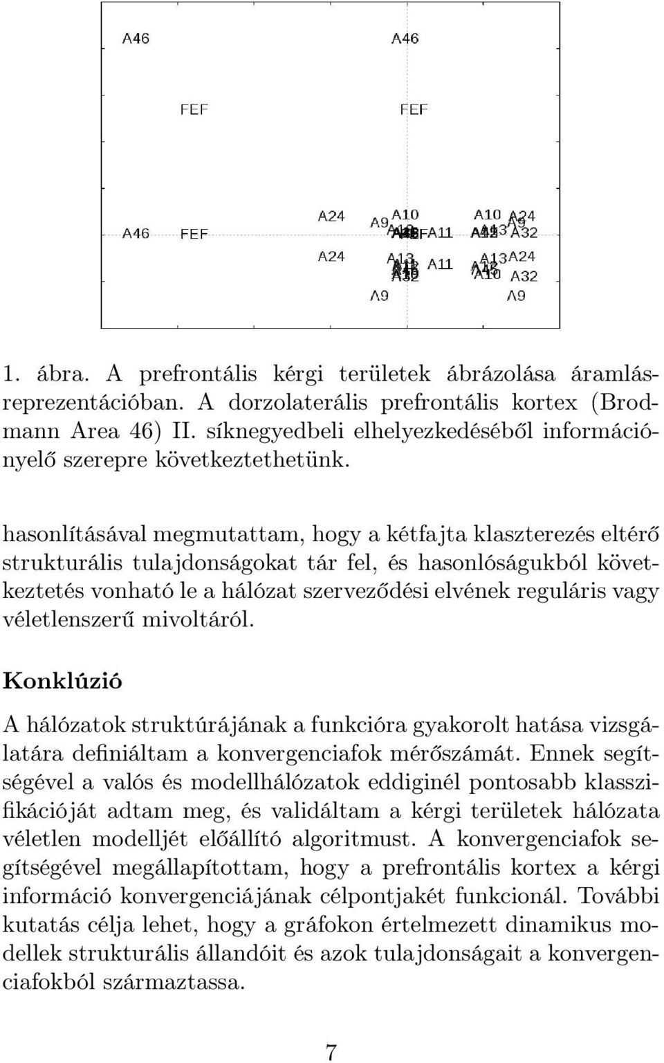 hasonlításával megmutattam, hogy a kétfajta klaszterezés eltérő strukturális tulajdonságokat tár fel, és hasonlóságukból következtetés vonható le a hálózat szerveződési elvének reguláris vagy