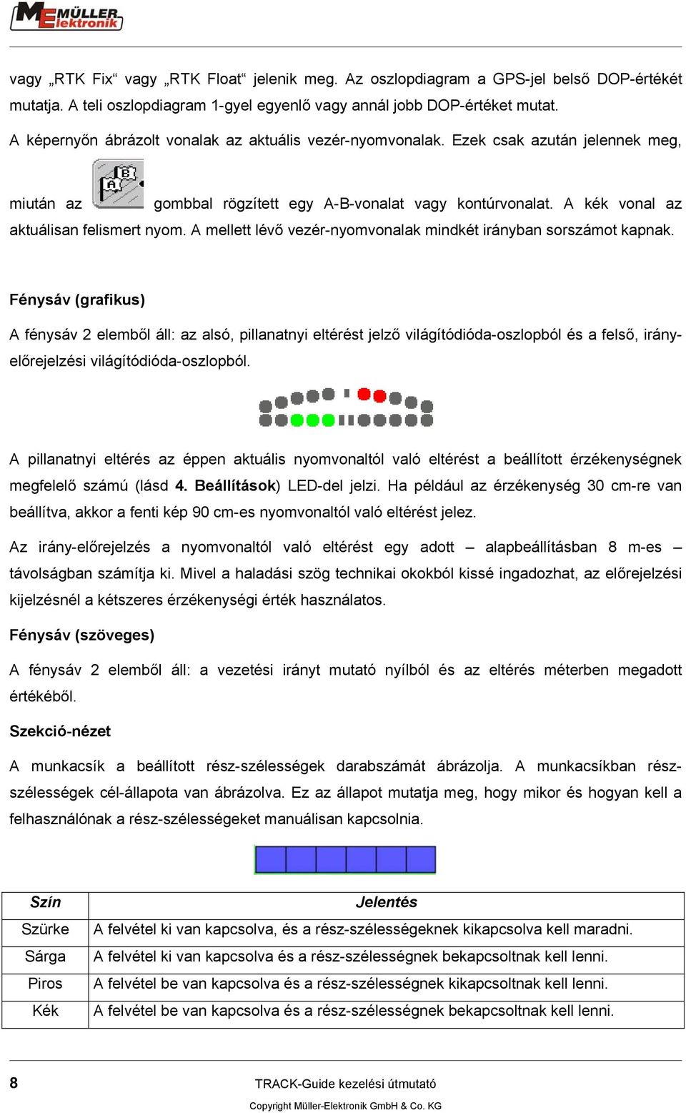 A mellett lévő vezér-nyomvonalak mindkét irányban sorszámot kapnak.