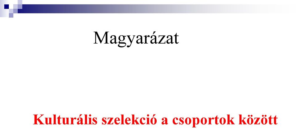 szelekció a