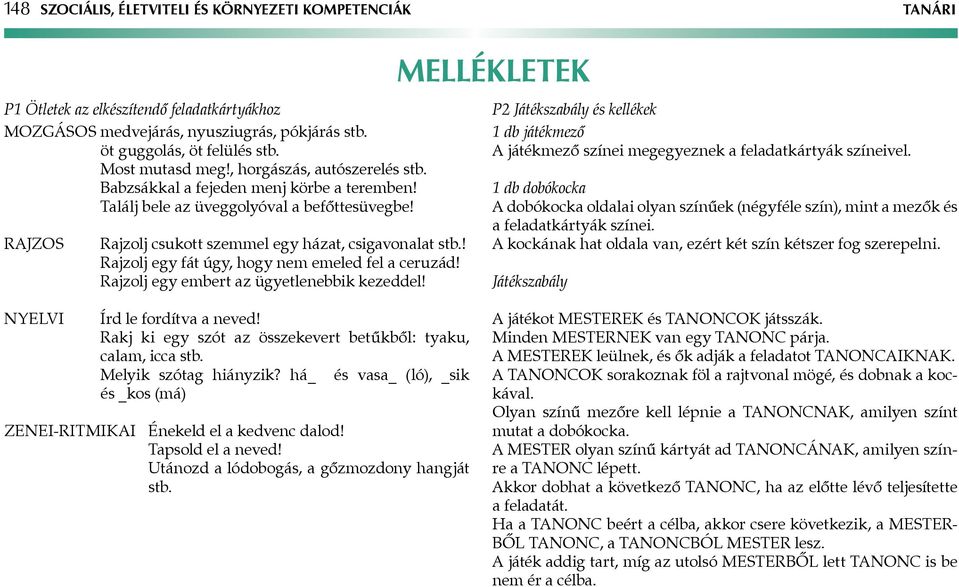 ! Rajzolj egy fát úgy, hogy nem emeled fel a ceruzád! Rajzolj egy embert az ügyetlenebbik kezeddel!