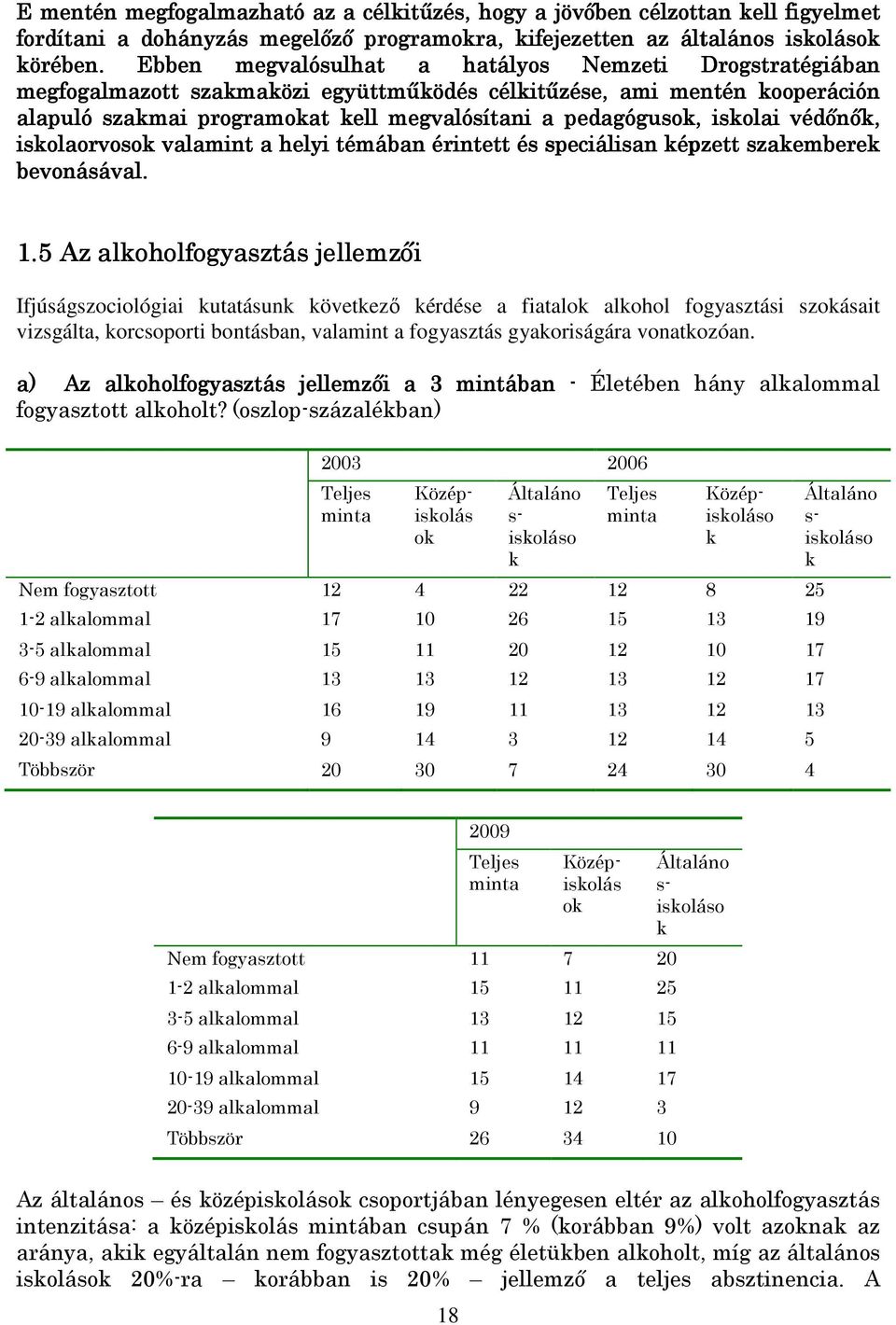 iskolai védınık, iskolaorvosok valamint v a helyi témában érintett és speciálisan képzett szakemberek bevonásával. 1.