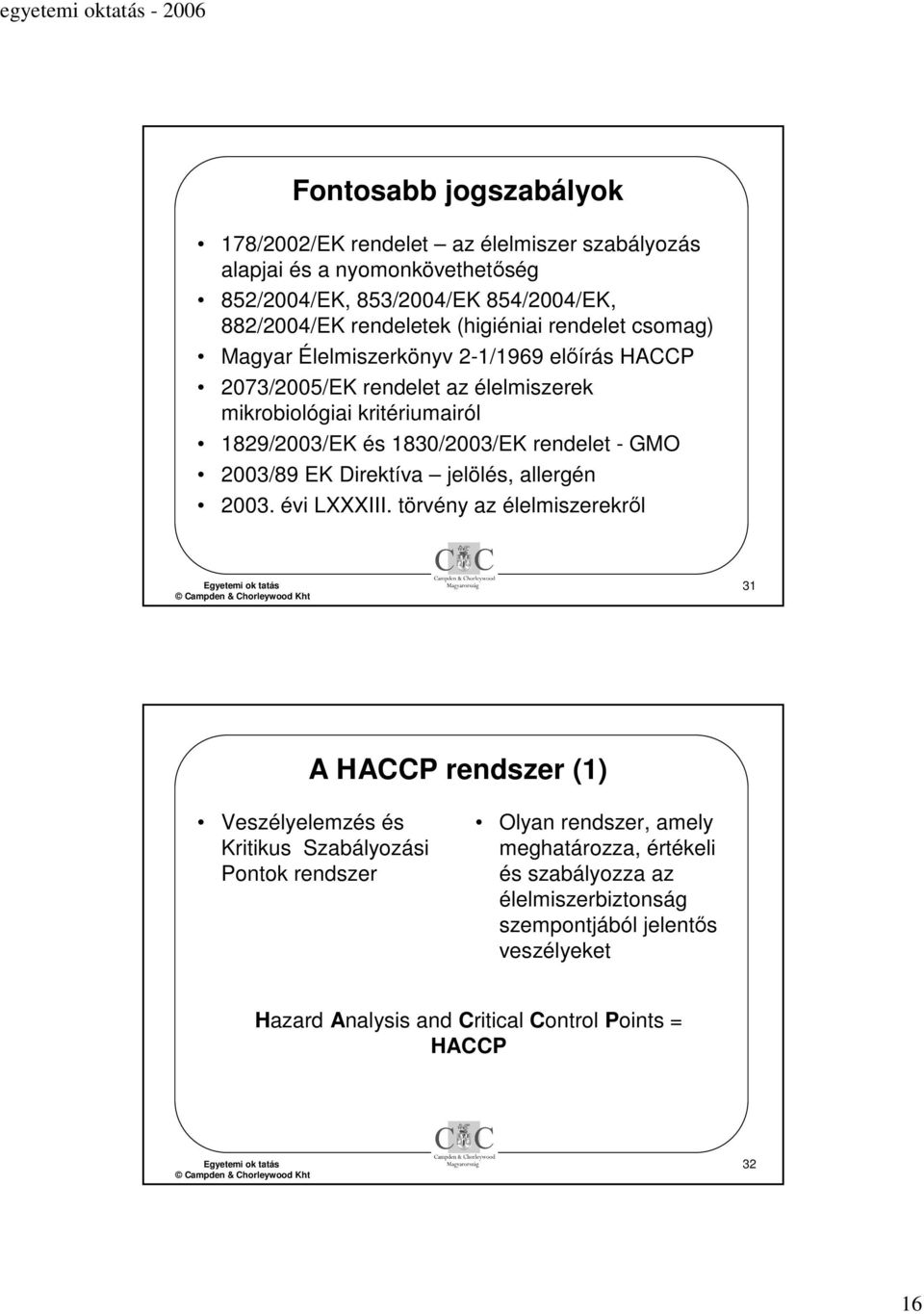 rendelet - GMO 2003/89 EK Direktíva jelölés, allergén 2003. évi LXXXIII.