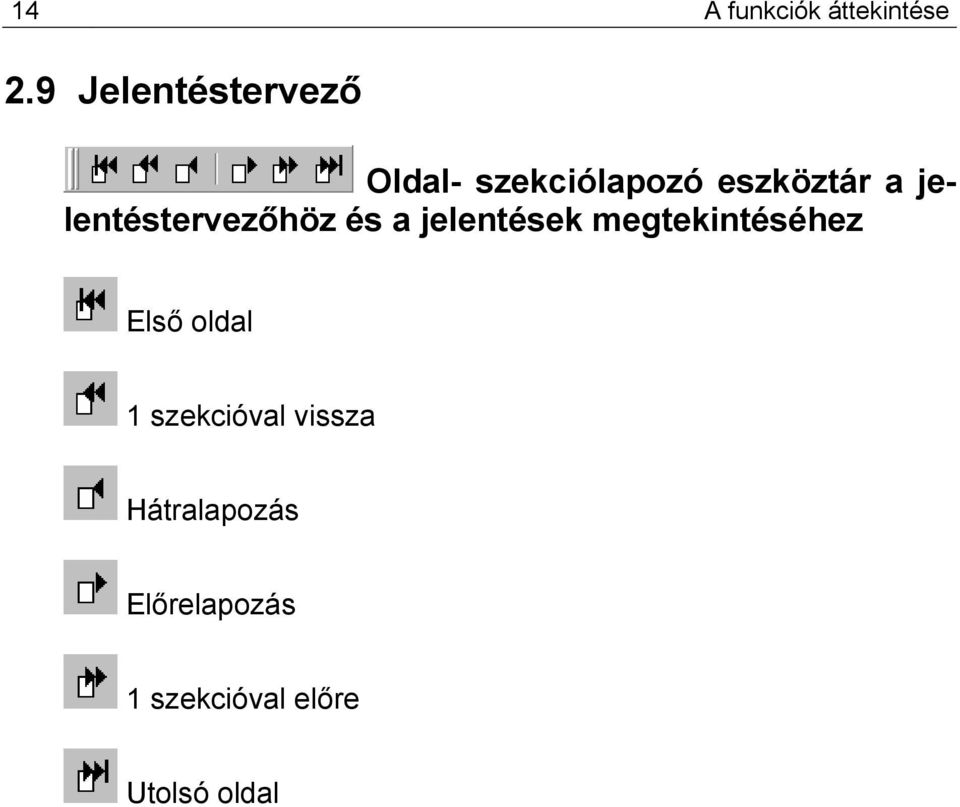 jelentéstervezőhöz és a jelentések megtekintéséhez