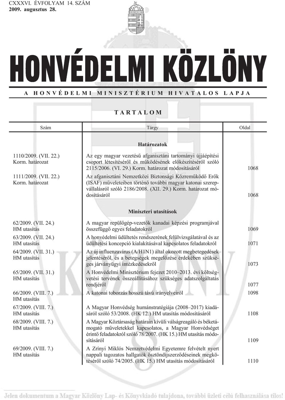 határozat Az egy magyar vezetésû afganisztáni tartományi újjáépítési csoport létesítésérõl és mûködésének elõkészítésérõl szóló 2115/2006. (VI. 29.) Korm.