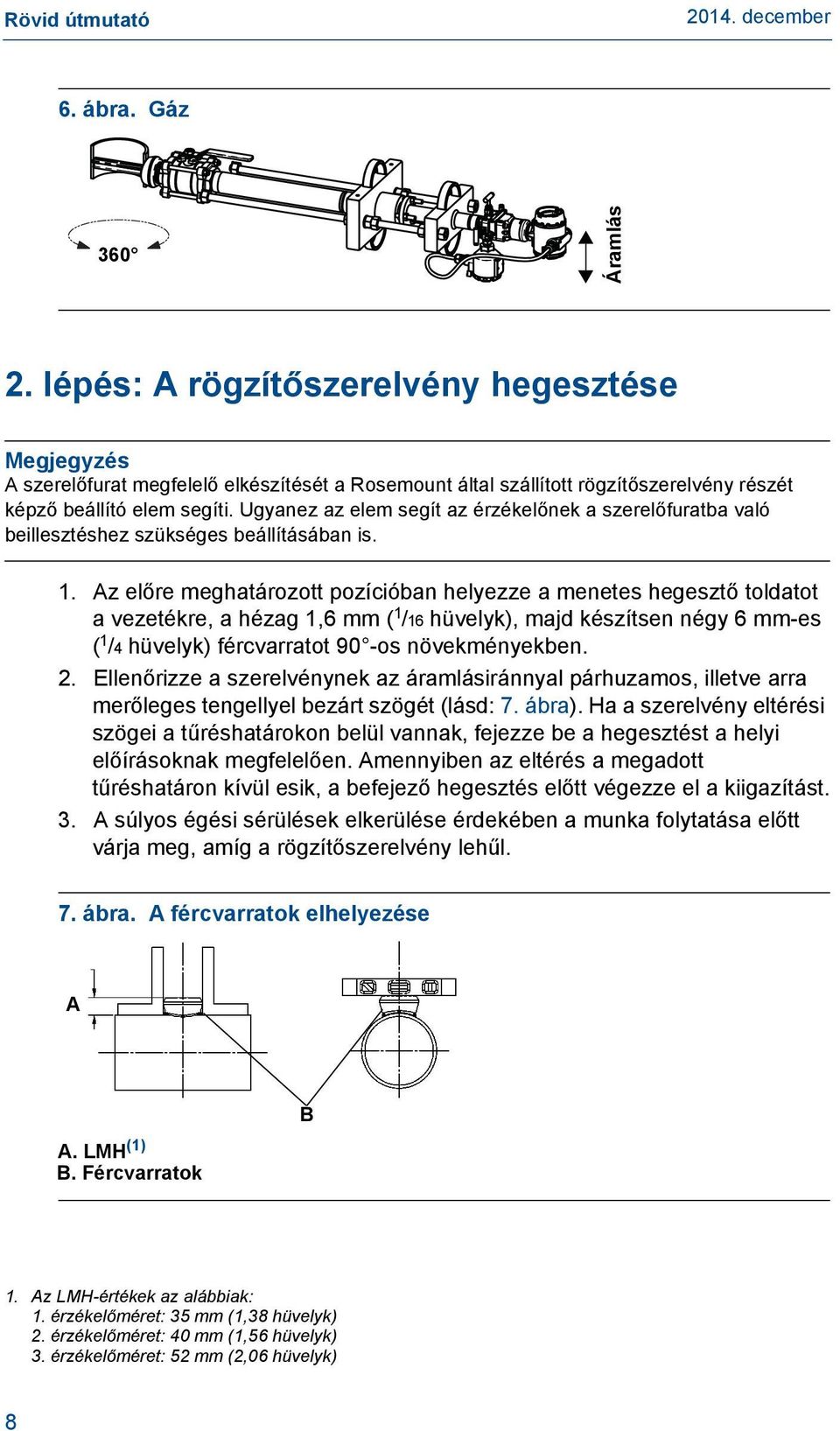 Ugyanez az elem segít az érzékelőnek a szerelőfuratba való beillesztéshez szükséges beállításában is. 1.