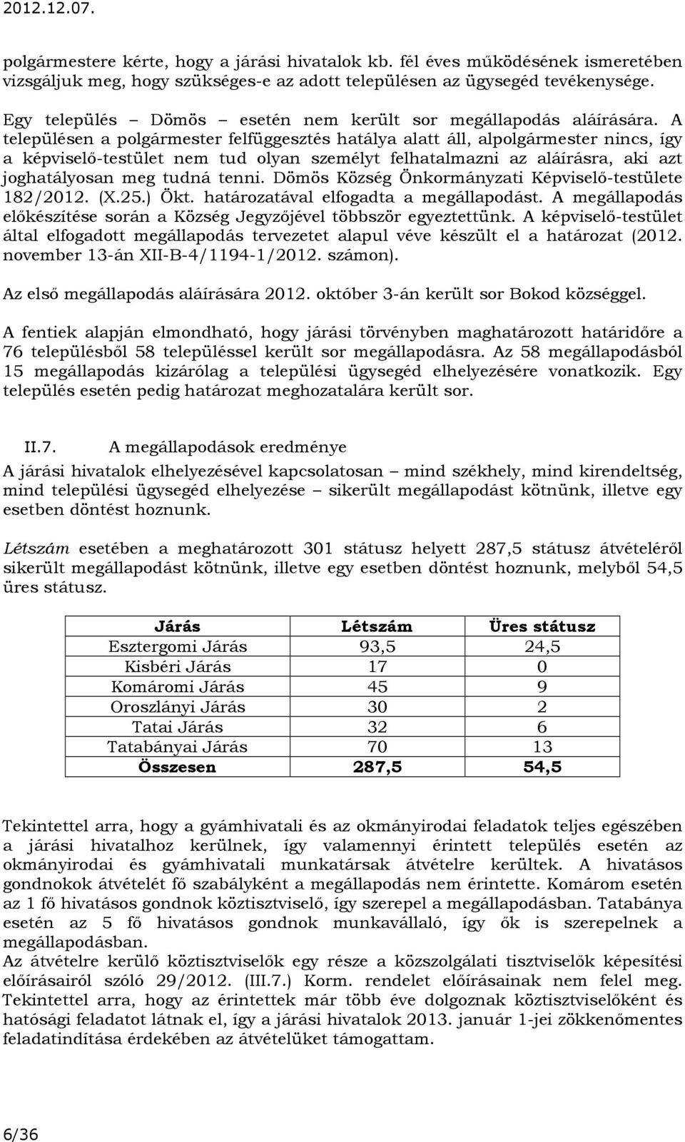 A településen a polgármester felfüggesztés hatálya alatt áll, alpolgármester nincs, így a képviselő-testület nem tud olyan személyt felhatalmazni az aláírásra, aki azt joghatályosan meg tudná tenni.