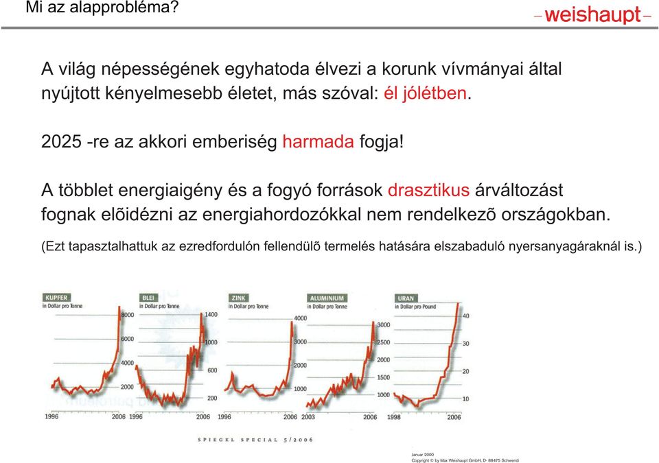 2025 -re az akkori emberiség harmada fogja!