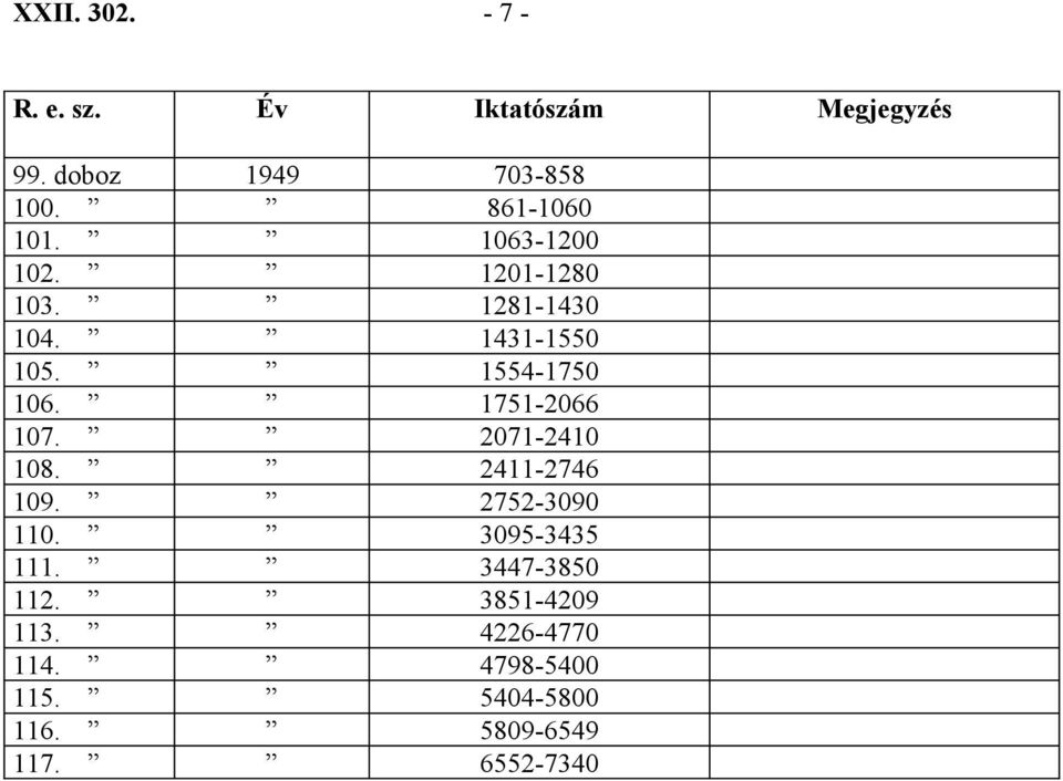 1554-1750 106. 1751-2066 107. 2071-2410 108. 2411-2746 109. 2752-3090 110.