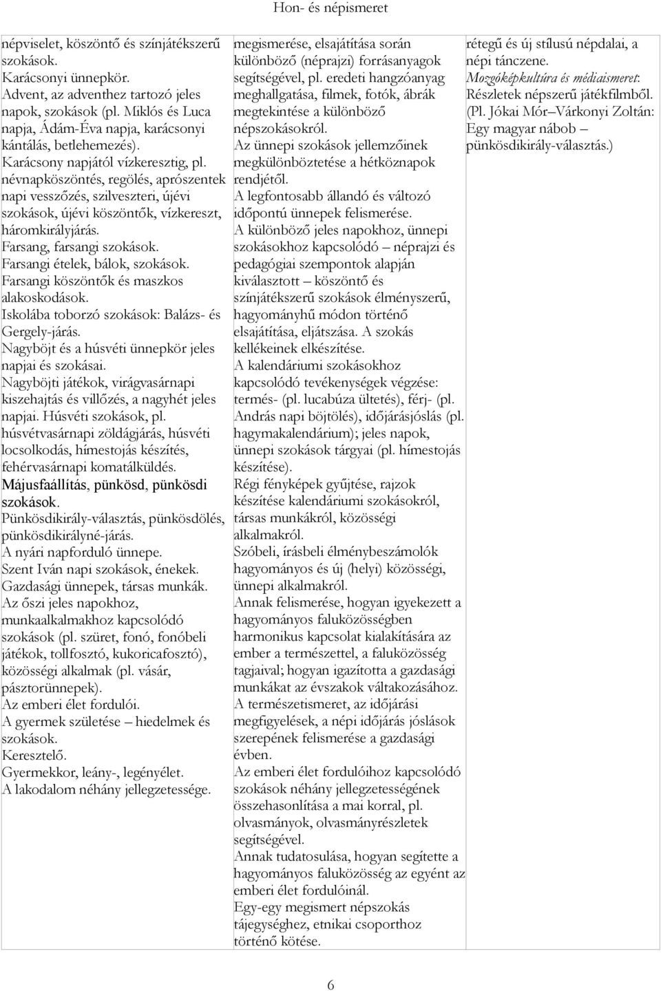 Farsangi ételek, bálok, szokások. Farsangi köszöntők és maszkos alakoskodások. Iskolába toborzó szokások: Balázs- és Gergely-járás. Nagyböjt és a húsvéti ünnepkör jeles napjai és szokásai.