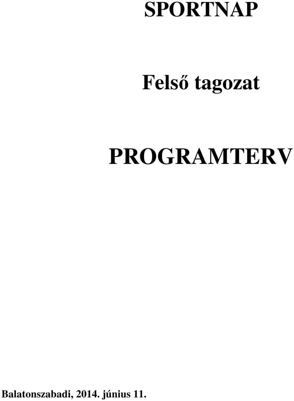 PROGRAMTERV