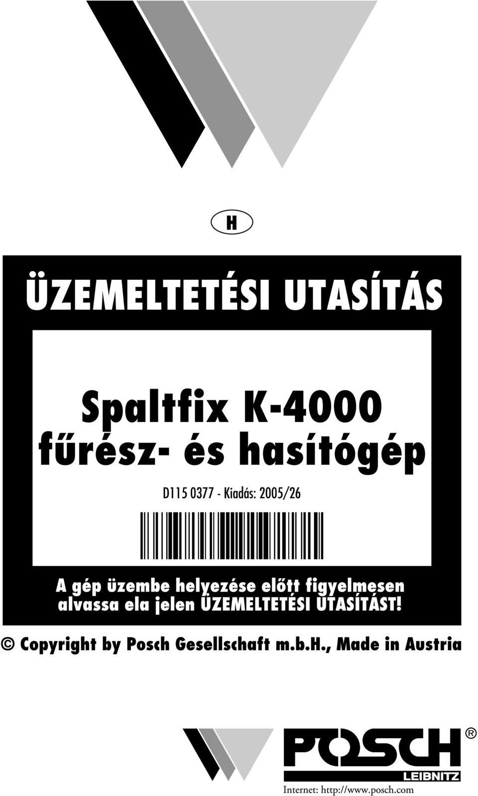 hasítógép D115