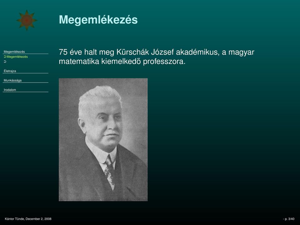 magyar matematika kiemelkedő