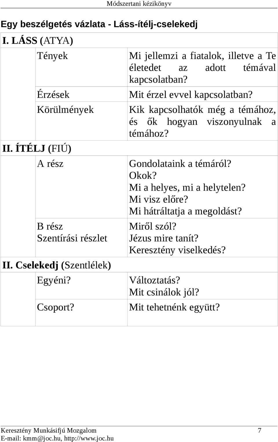 Mi jellemzi a fiatalok, illetve a Te életedet az adott témával kapcsolatban? Mit érzel evvel kapcsolatban?