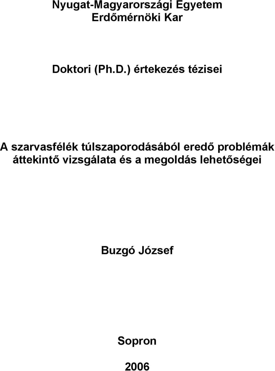 túlszaporodásából eredő problémák áttekintő