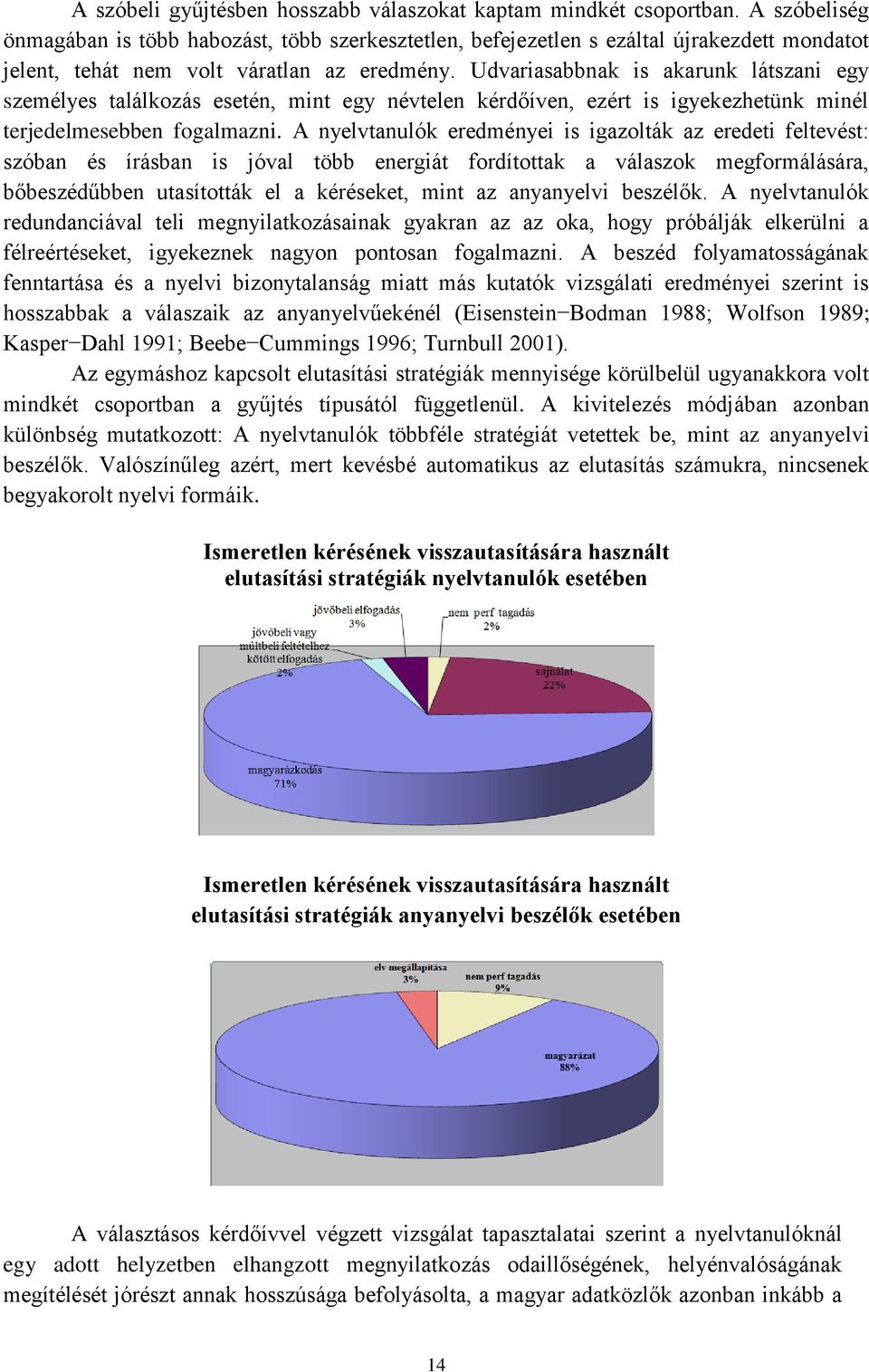 Udvariasabbnak is akarunk látszani egy személyes találkozás esetén, mint egy névtelen kérdőíven, ezért is igyekezhetünk minél terjedelmesebben fogalmazni.