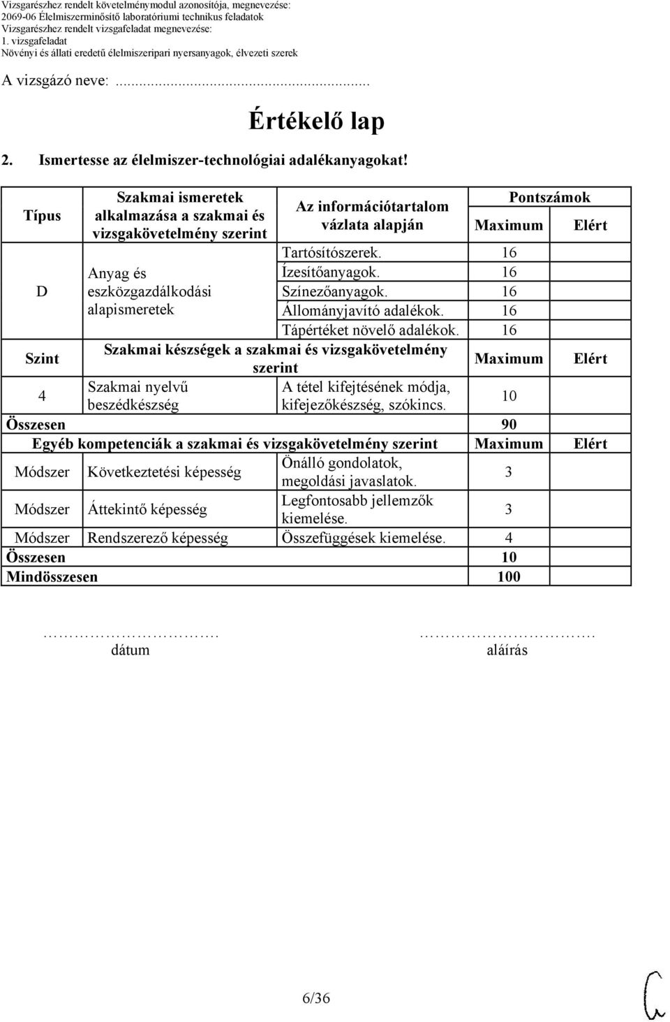 16 Ízesítőanyagok. 16 Színezőanyagok. 16 Állományjavító adalékok. 16 Tápértéket növelő adalékok.