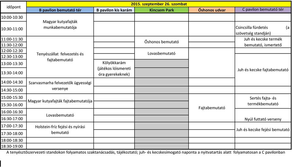 munkabemutatója Szarvasmarha