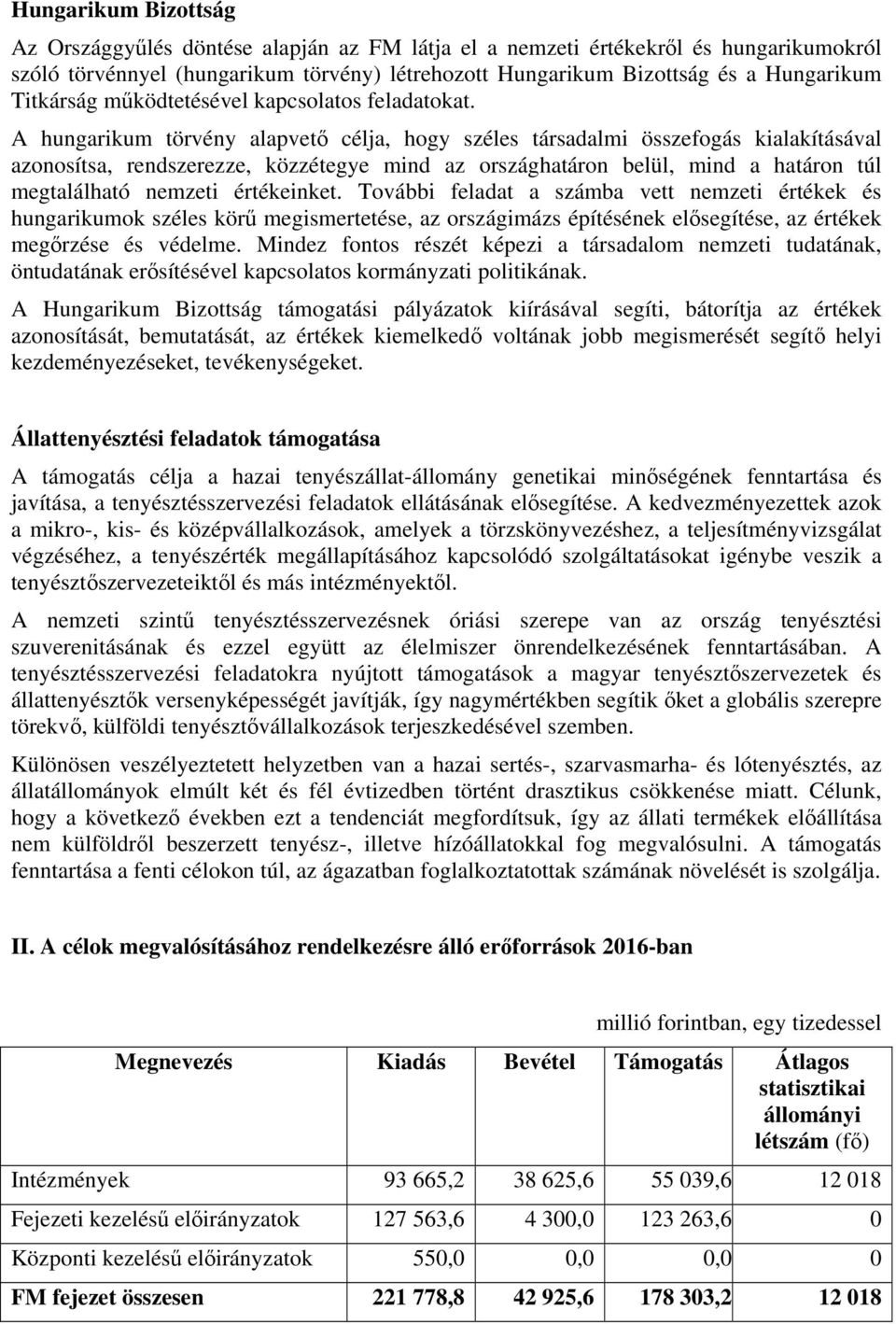 A hungarikum törvény alapvető célja, hogy széles társadalmi összefogás kialakításával azonosítsa, rendszerezze, közzétegye mind az országhatáron belül, mind a határon túl megtalálható nemzeti