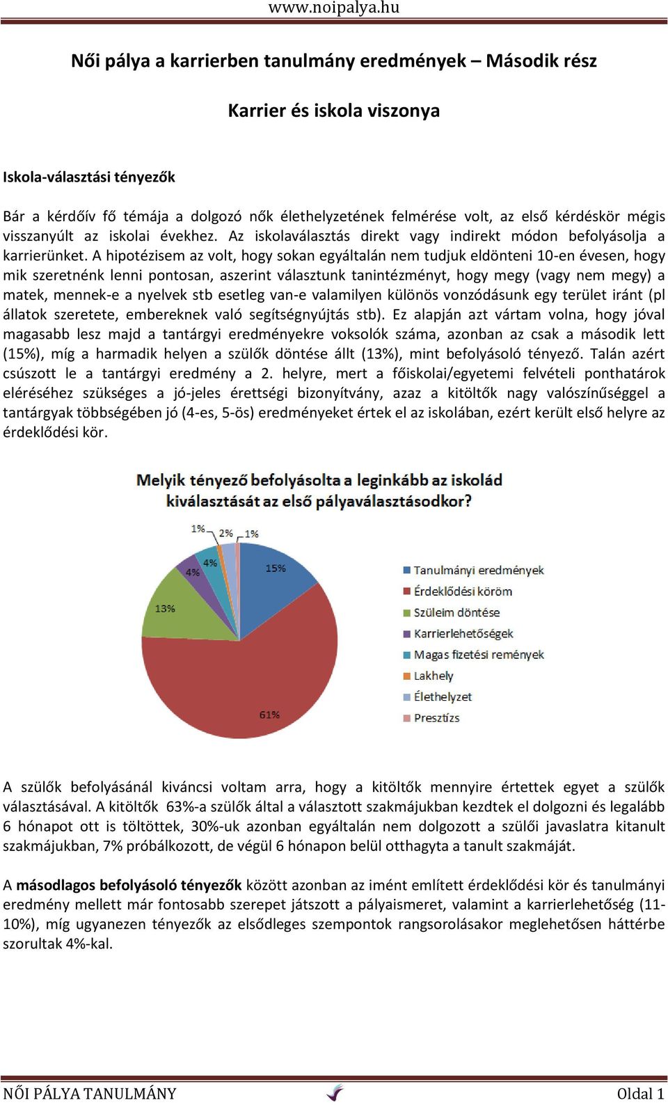 A hipotézisem az volt, hogy sokan egyáltalán nem tudjuk eldönteni 10-en évesen, hogy mik szeretnénk lenni pontosan, aszerint választunk tanintézményt, hogy megy (vagy nem megy) a matek, mennek-e a