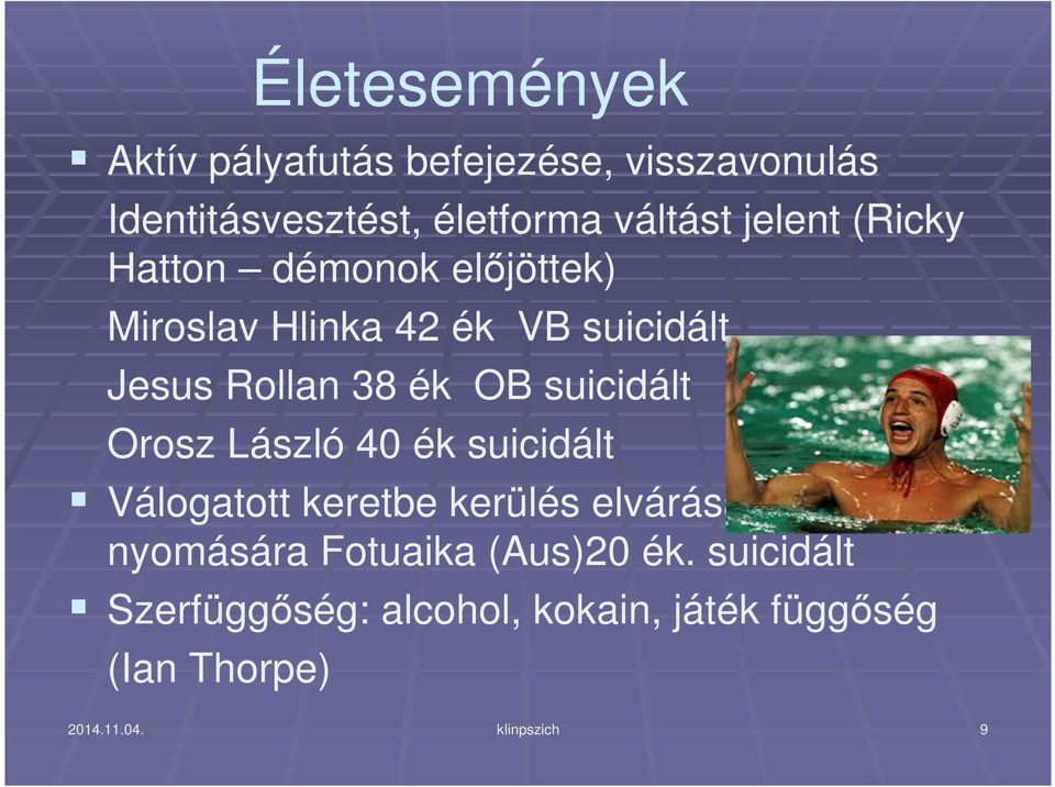 suicidált Orosz László 40 ék suicidált Válogatott keretbe kerülés elvárásának nyomására Fotuaika