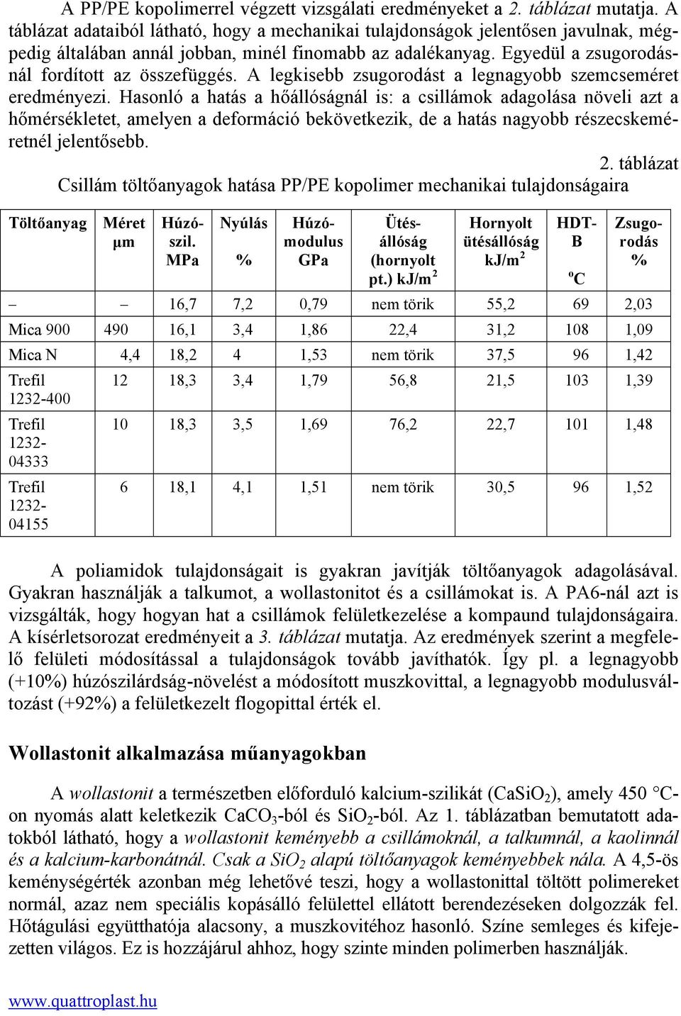 A legkisebb zsugorodást a legnagyobb szemcseméret eredményezi.