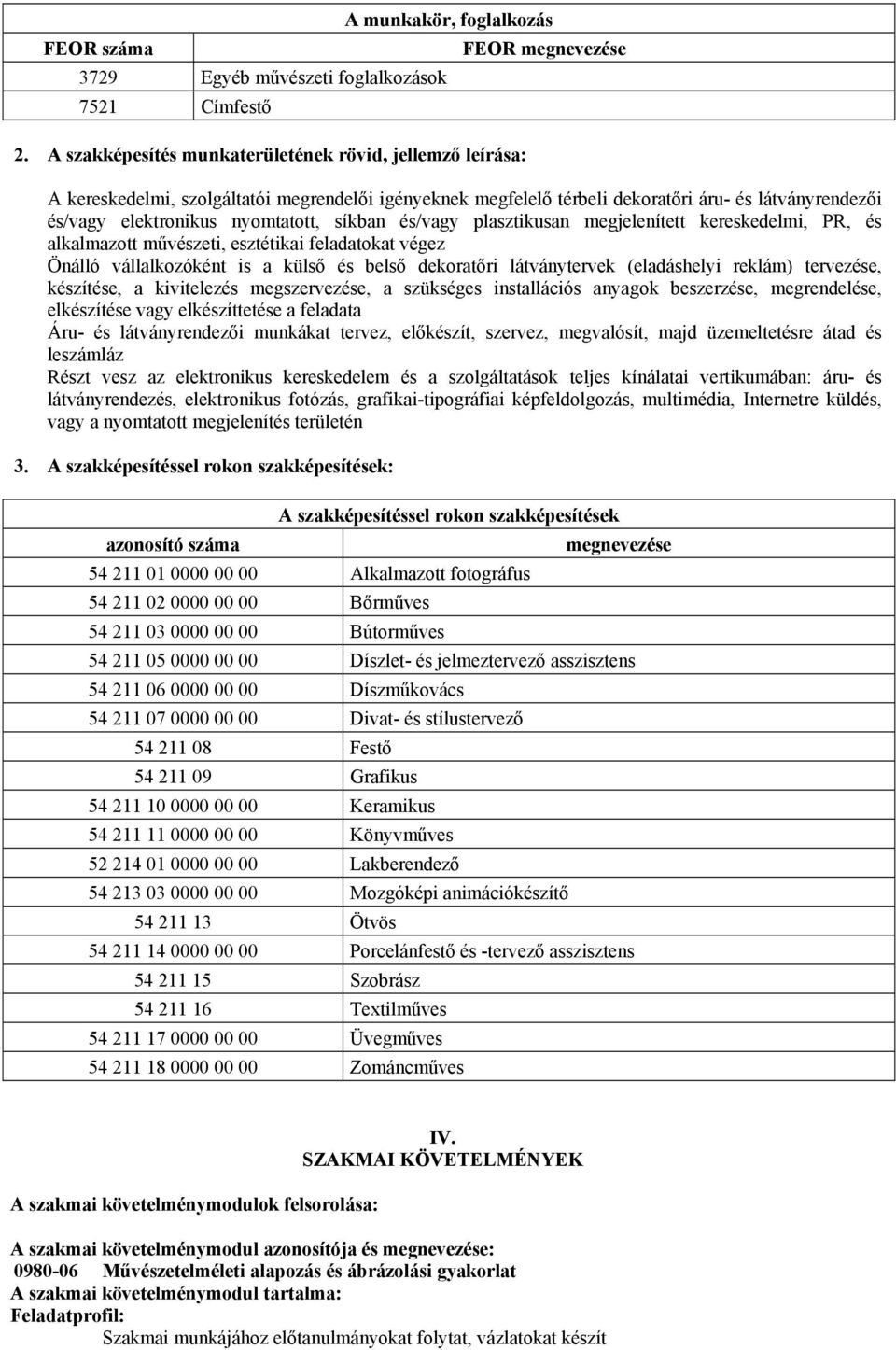 elektronikus nyomtatott, síkban és/vagy plasztikusan megjelenített kereskedelmi, PR, és alkalmazott művészeti, esztétikai feladatokat végez Önálló vállalkozóként is a külső és belső dekoratőri