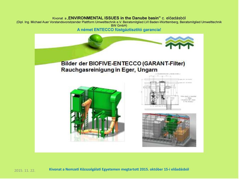 rsitzender Plattform Umwelttechnik e.v.