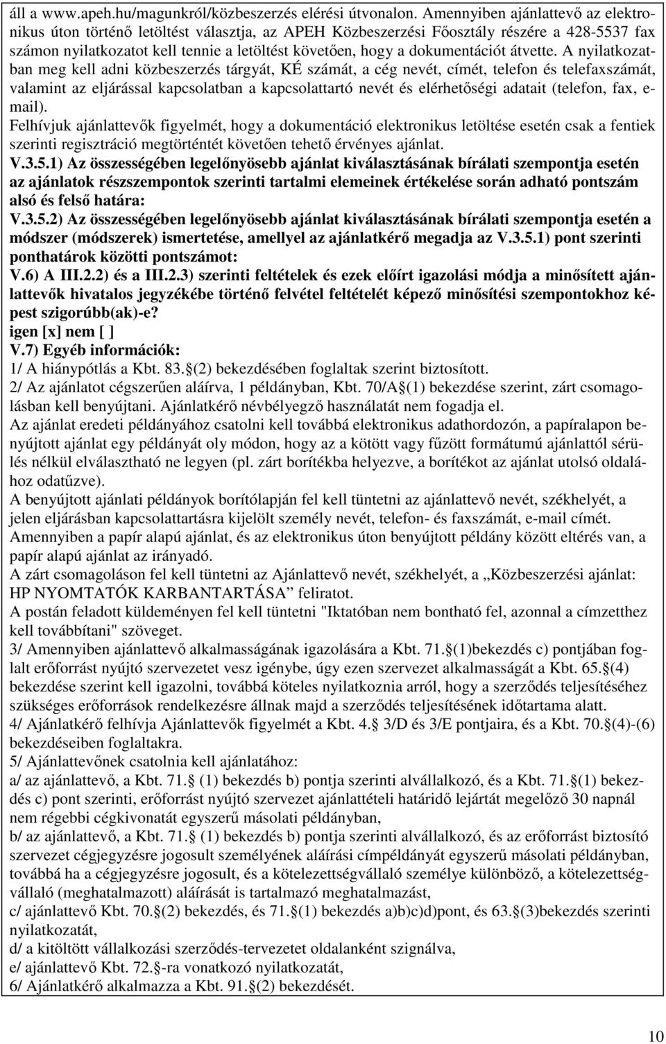 dokumentációt átvette.