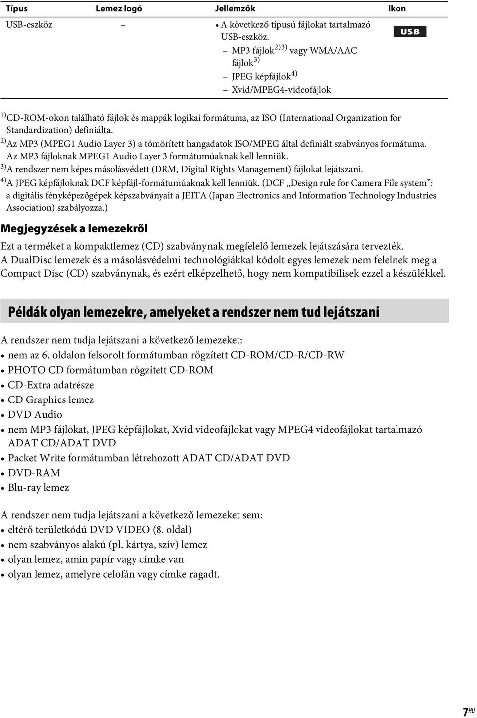 definiálta. 2) Az MP3 (MPEG1 Audio Layer 3) a tömörített hangadatok ISO/MPEG által definiált szabványos formátuma. Az MP3 fájloknak MPEG1 Audio Layer 3 formátumúaknak kell lenniük.