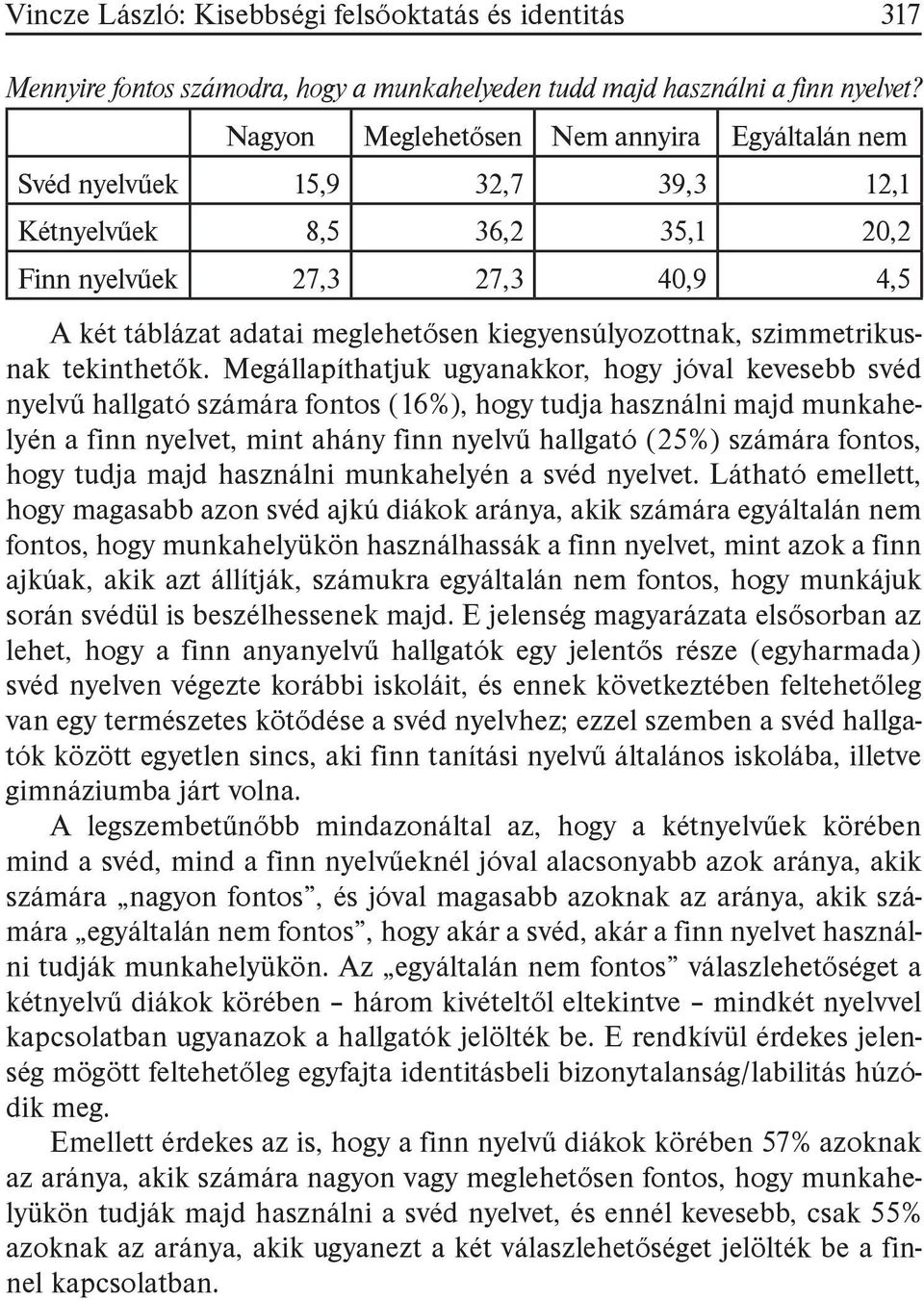 kiegyensúlyozottnak, szimmetrikusnak tekinthetők.