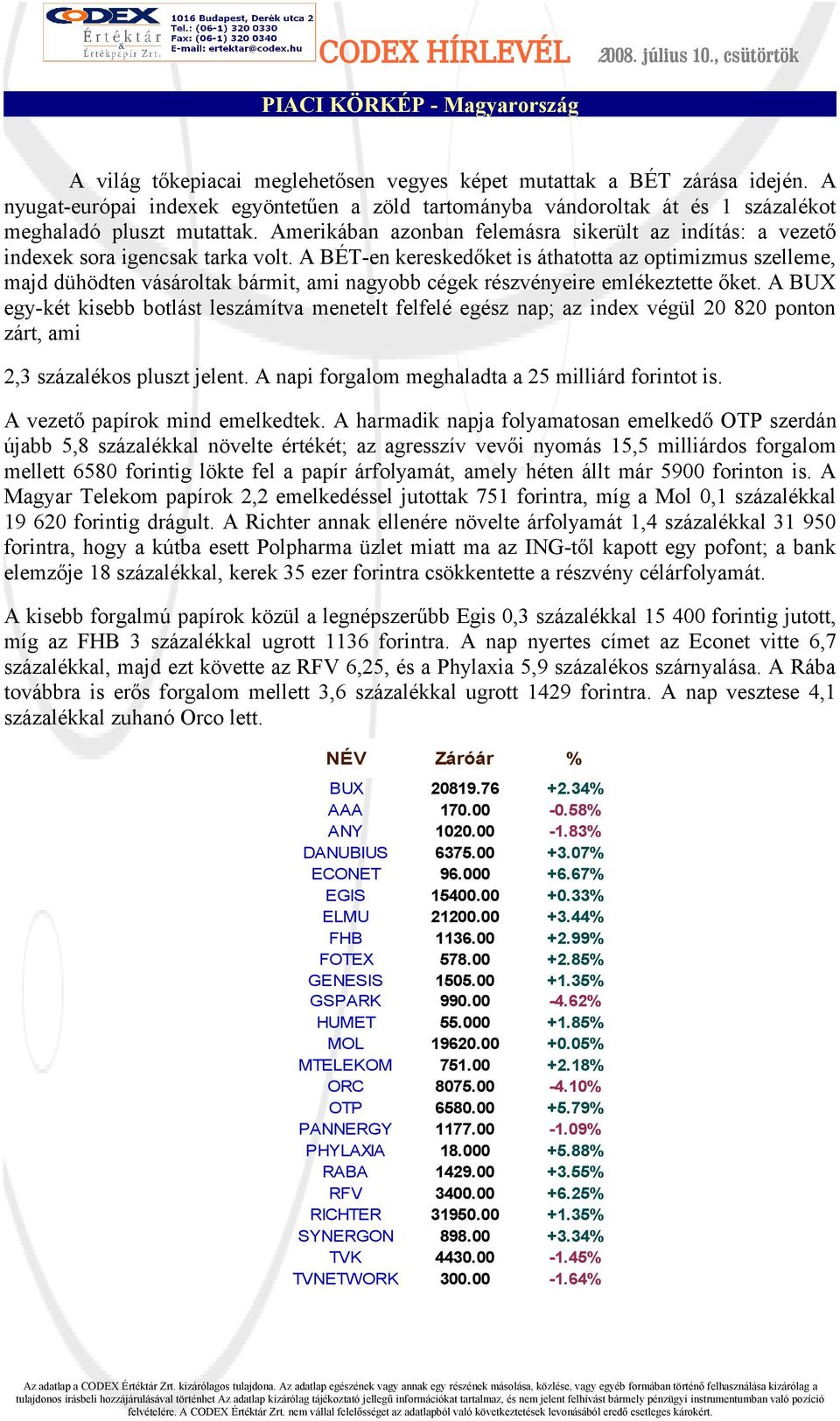 Amerikában azonban felemásra sikerült az indítás: a vezető indexek sora igencsak tarka volt.