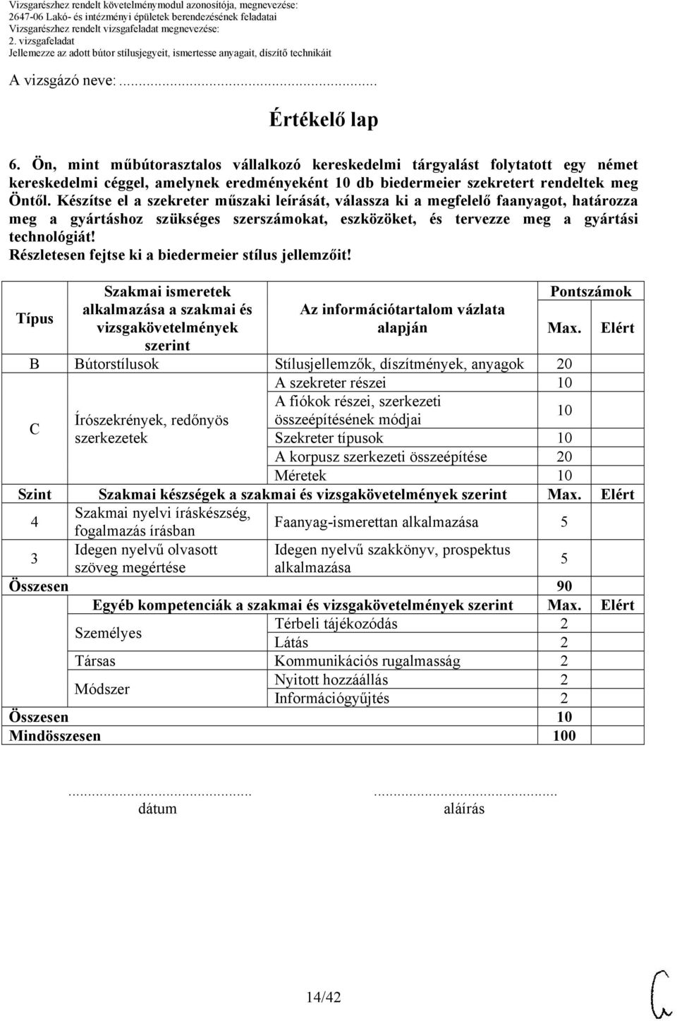 Készítse el a szekreter műszaki leírását, válassza ki a megfelelő faanyagot, határozza meg a gyártáshoz szükséges szerszámokat, eszközöket, és tervezze meg a gyártási technológiát!