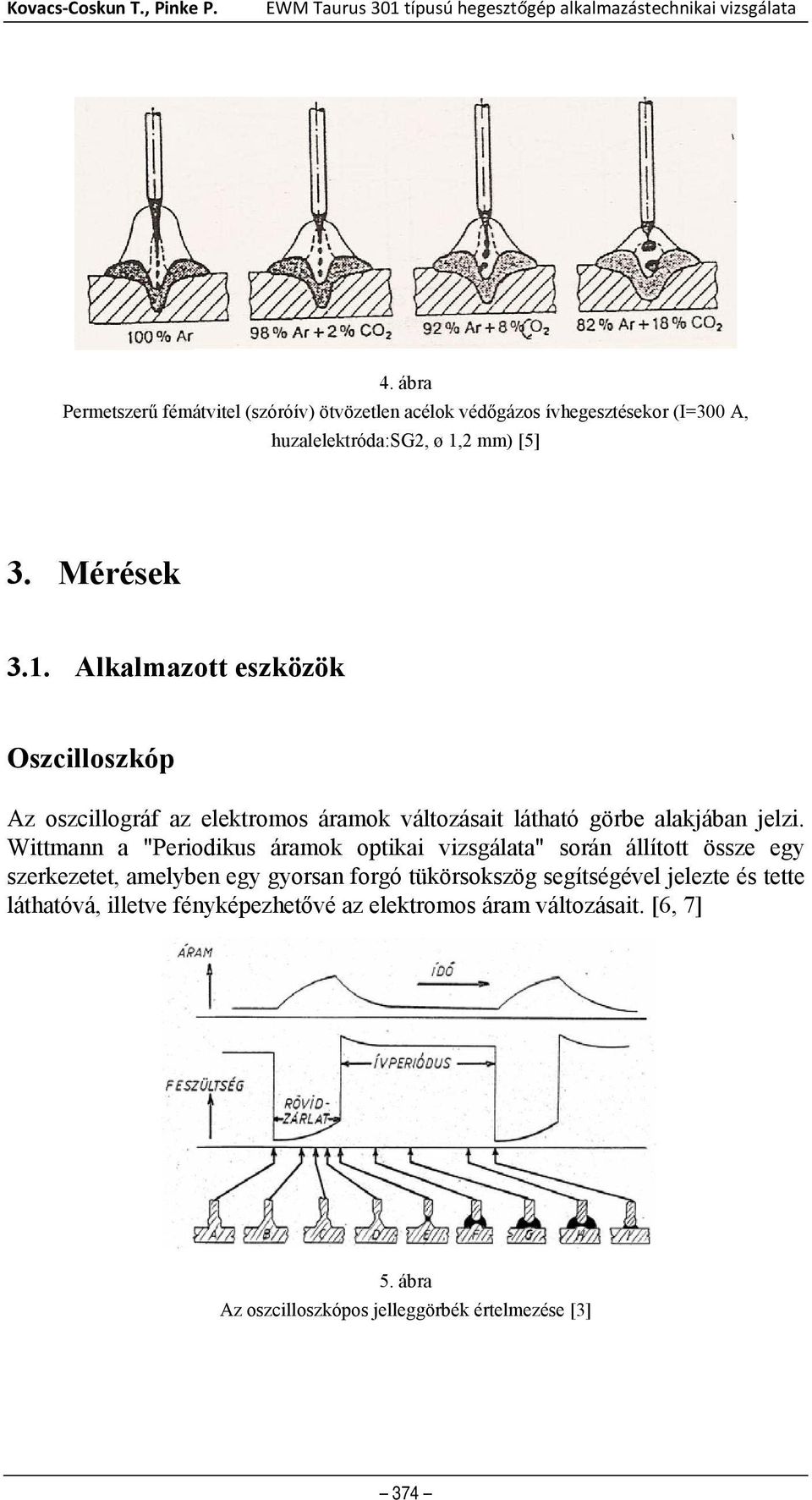 2 mm) [5] 3. Mérések 3.1. Alkalmazott eszközök Oszcilloszkóp Az oszcillográf az elektromos áramok változásait látható görbe alakjában jelzi.