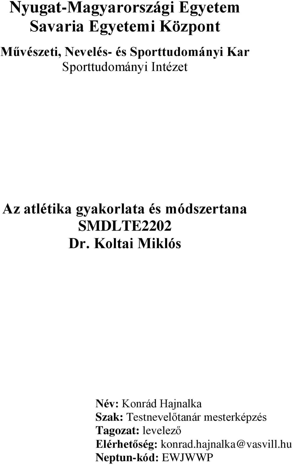 SMDLTE2202 Dr.