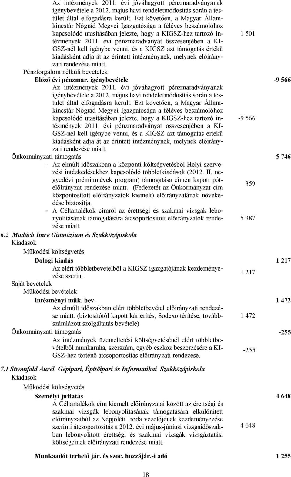 negyedévi prémiumévek program) támogatása címen kapott pótelőirányzat (Fedezetét az Önkormányzat cím központosított előirányzatok kiemelt) előirányzatának növekedése biztosítja.