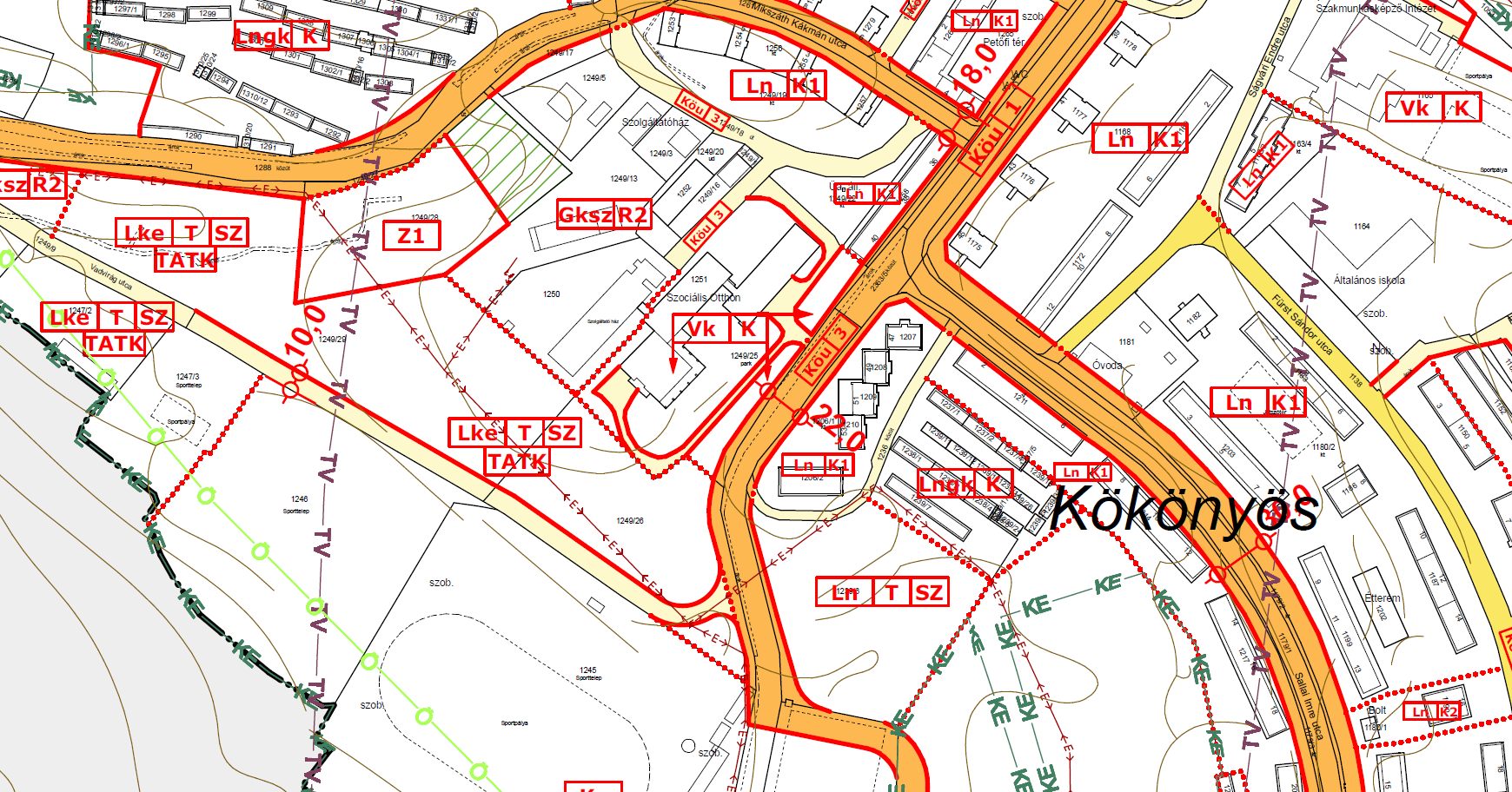 Ez indokolatlan, a telephelyhasználatot, az esetleges fejlesztéseiket ellehetetlenítheti. 20. Hivatalból A 1249/25, 1251hrsz.