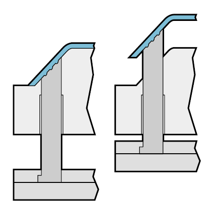 kidobó csapok 94 Ejector pins on angled surface must be keyed to prevent