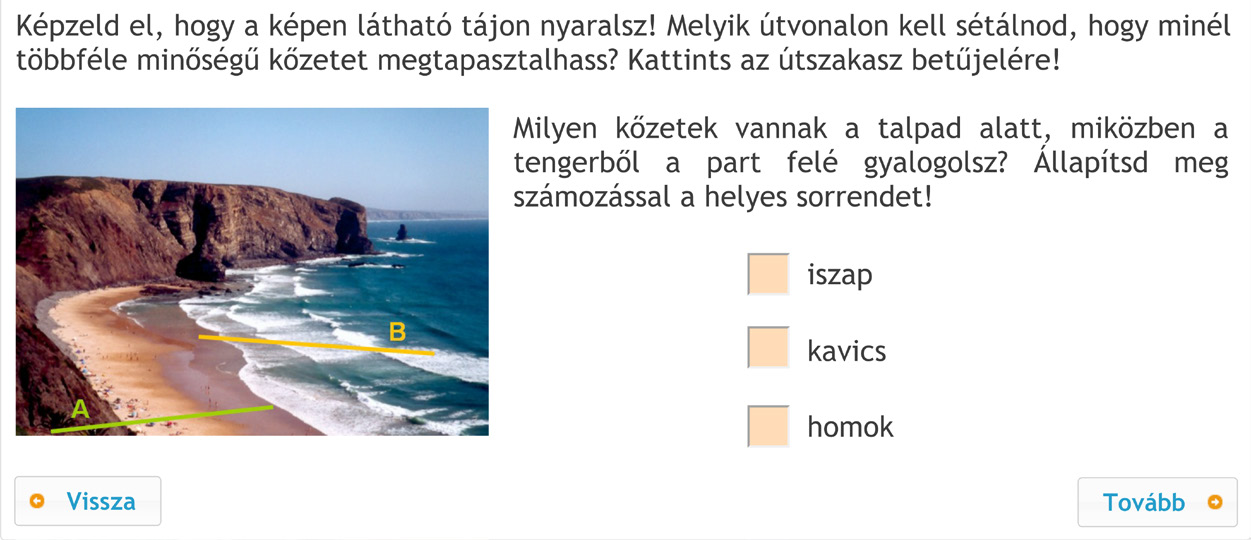 A természettudomány tartalmi területei az online diagnosztikus értékelés szempontjából D123.