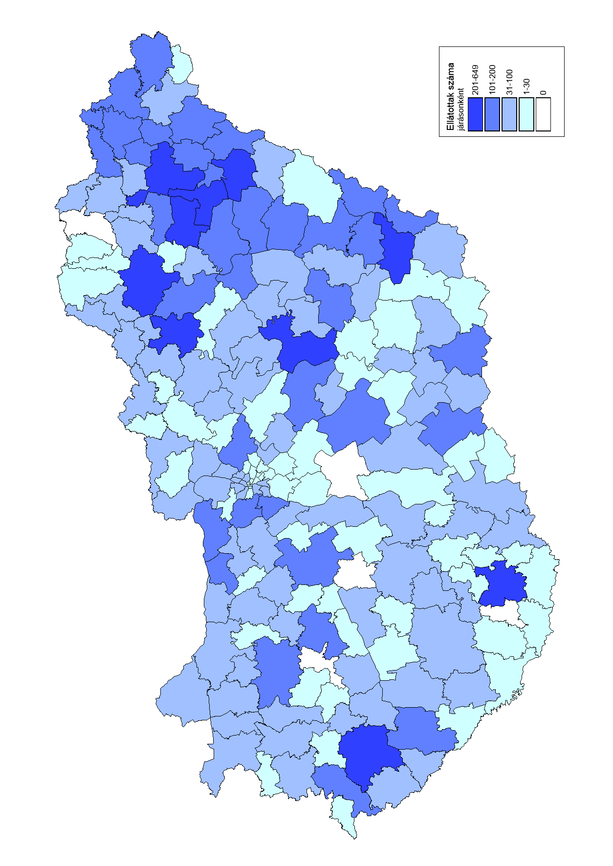 37. ÁBRA - IGÉNYBE VEVŐK LAKÓHELY