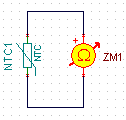 Potenciométer / szöghelyzet jeladó / feszültségosztó Ellenállás 1-2 1-3 2-3 0 30 60 90 Feszültség Utáp = 5V 0 30 60 90 1-2 1-3 2-3 Hőmérséklet érzékelők / NTC