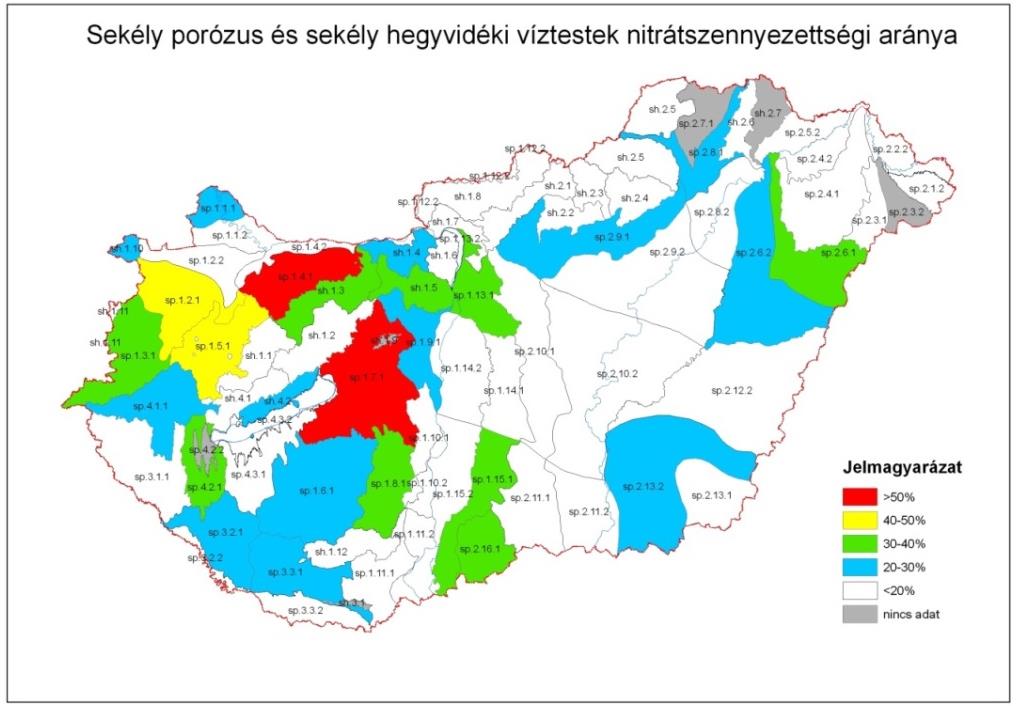 Diffúz szennyezettség vizsgálata VGT2 keretében öt területhasználat: települési (A): település szerkezetek mezőgazdasági (B): szántóföld, szőlő, gyümölcsös, vegyes mezőgazdasági terület erdő (C1):