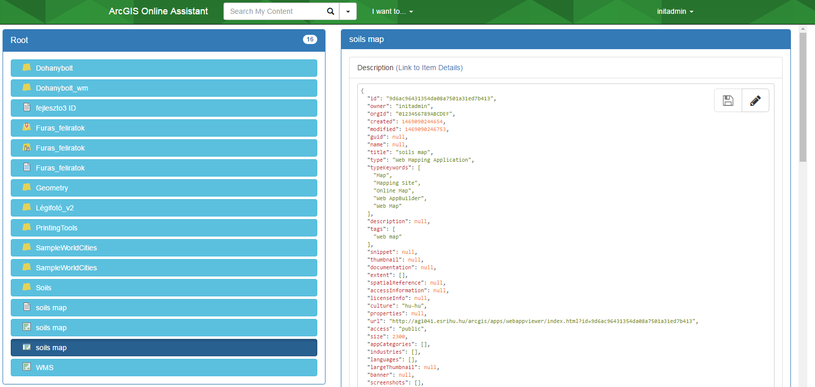 ArcGIS Online Assistant: