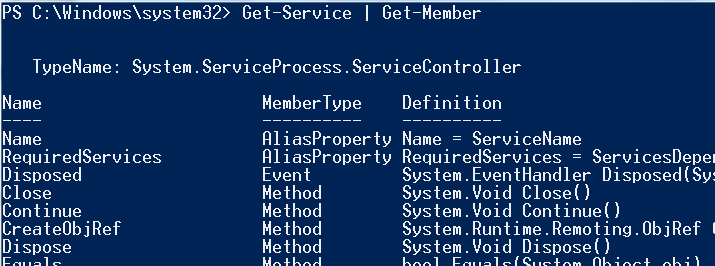 PowerShell CMDLET A PowerShell parancs-adatbázis mely Ige-Főnév formátumú.