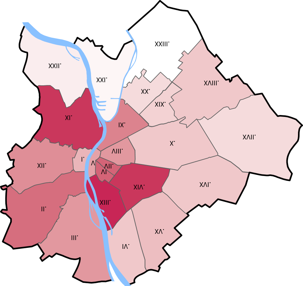 2016. AUGUSZTUS DUNA HOUSE BAROMÉTER ÉRDEKLŐDÉS A KERÜLETEK IRÁNT KERÜLET 2016. JÚL. 2016. AUG. Budapest 01. ker. 9, 7, Budapest 02. ker. 14,0% 13, Budapest 03. ker. 10,0% 9, Budapest 04. ker. 7, 7,0% Budapest 05.