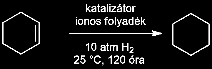 8. ábra: Ciklohexén hidrogénezése 2.3. -valerolakton és -valerolakton alaú ionos folyadékok A -valerolakton (9. ábra) az egyik alapköve lehet a fenntartható vegyiparnak.