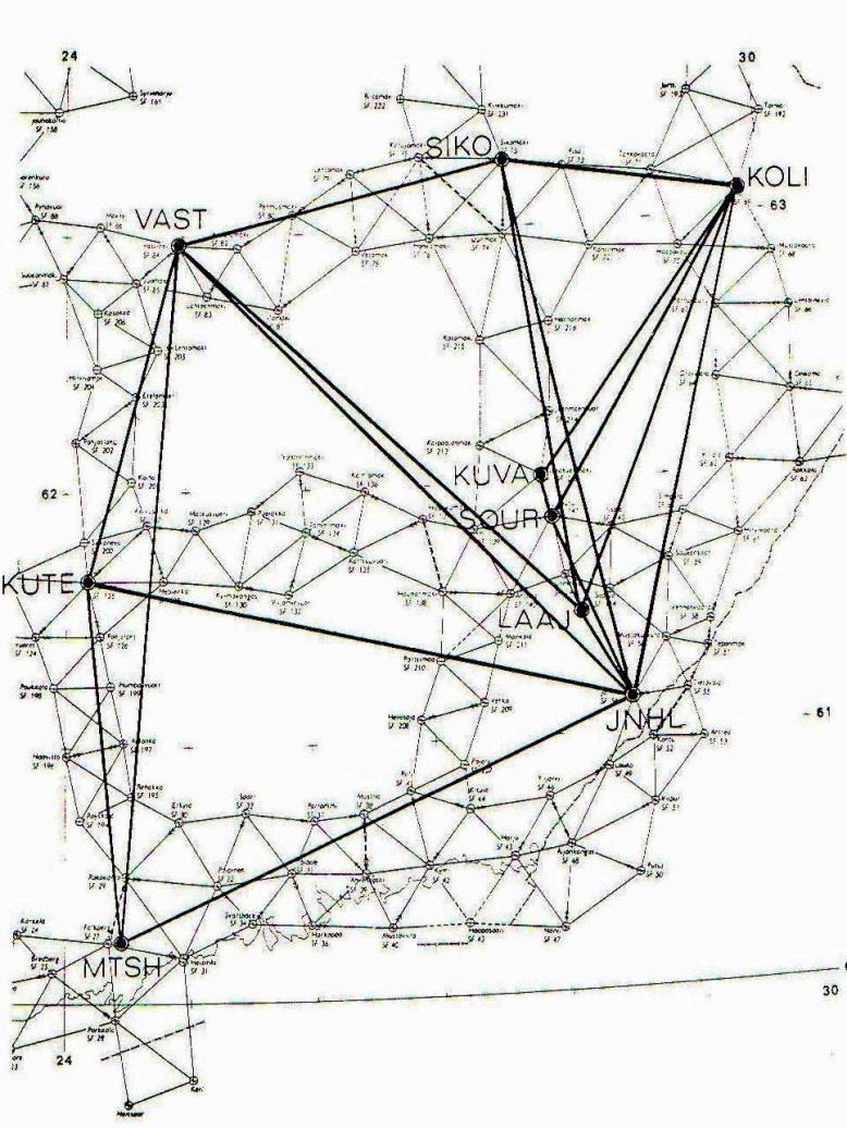 Finnish-Hungarian Doppler Observation Campaign FHDOC FGI-KGO finn-magyar együttműködés Finn hálózat 9 pontja, magyar JMR készülékekkel 1983. augusztus 12.-25. Mérőcsapat: FGI: J. Makinen, O.