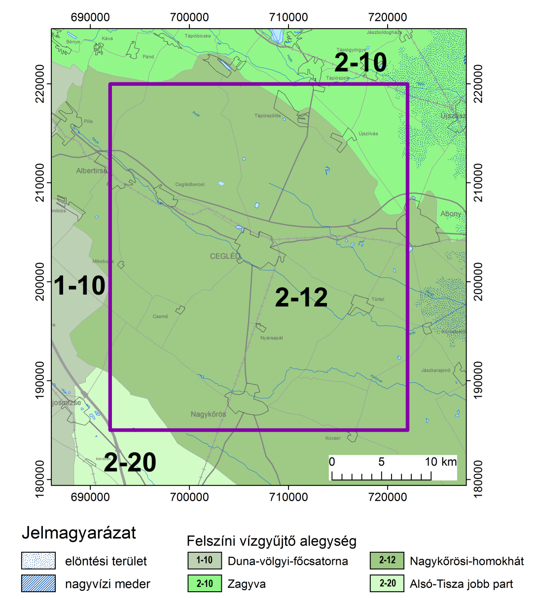 Újszilvás. Komplex érzékenységi és terhelhetőségi vizsgálati tanulmány 27.